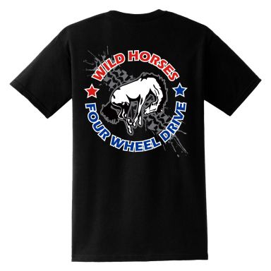 WILD HORSES Motorsports Black T-Shirt